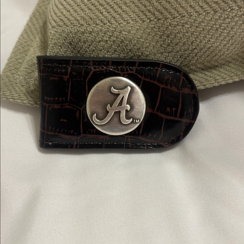 Crocodile Pattern Alabama Money clip